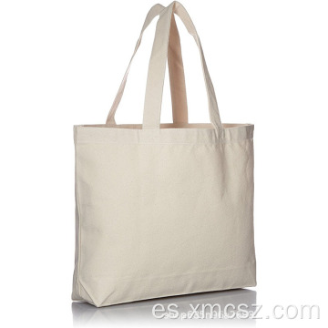 Bolsos de compras reutilizables lisos de color blanco roto